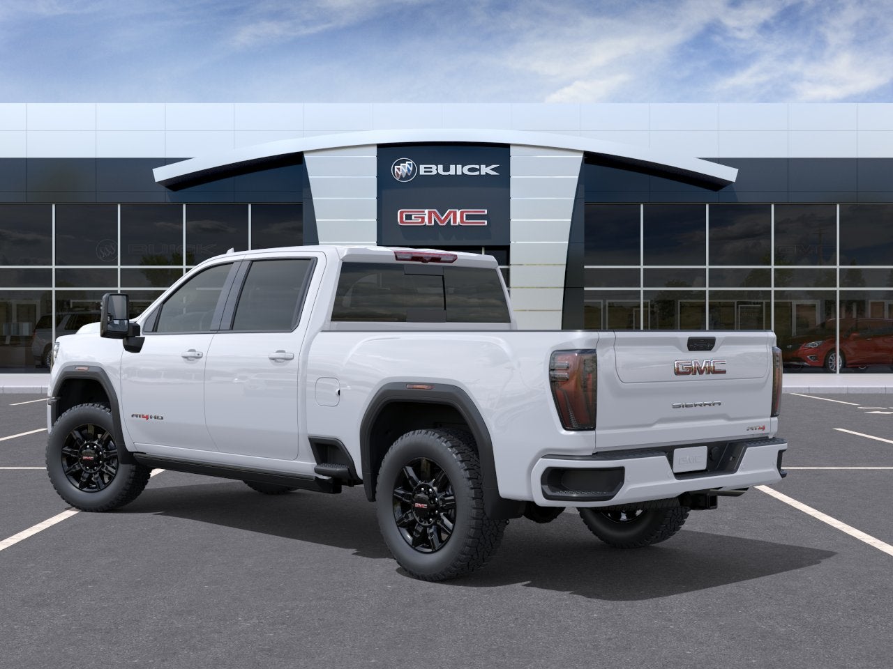 2026 GMC Sierra 2500 HD — rear three-quarter view